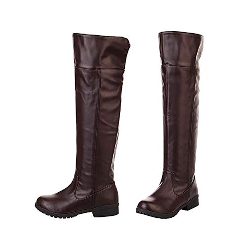 Attack on titan womens fashion leather knee-high riding boots cos…