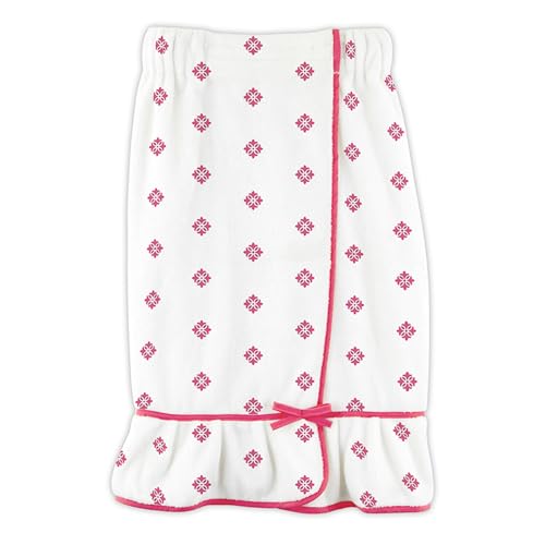Image of Bella Sleep + Spa Ultra Soft Plush Luxury Spa Shower Bath Wrap with Adjustable Closure, One Size, Moroccan