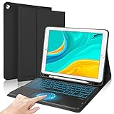 ♥Soporte para lápices, capucha y ranura para el adaptador incorporado, tome su Apple Pencil, Pencil Cap y el adaptador sin esfuerzo siempre que lo desee, fácilmente para llevar su lápiz con su dispositivo. ¡Lápiz, adaptador y gorra para iPad no incluidos!