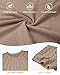 ATHMILE Blouses for Women Spring 2026 Lace Short Sleeve Business Tee Shirts Casual Knitted Summer Outfits Khaki
