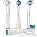 Replacement Toothbrush Heads for Oral B by Oliver James, 12 Pack Regular Heads with Travel Caps, Precision Clean Refill Compatible with Oral B Pro1000 Pro3000 Pro5000 Pro7000