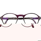 [パラデック] カルモ 折りたたみメガネ型ルーペ (180PU) パープル 1.8倍 サイズ(使用時):W138×H46×D140mm