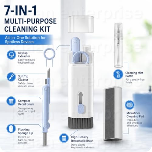Image of Mobile Cleaning Kit for Phone Cleaner AirPods iPhone AirPod Device Cleaning Tool Set (Pack of 4)