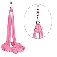 RXRENXIA Swing Swivel, 30-KN-Riemenscheibe, Sicherstes ZubehöR Zum AufhäNgen Von DrehgeräTen Mit Karabiner FüR Web Tree Swing, Swing-Einstellung, Lufttanz, Kinderschaukel, HäNgematte – Ansicht 4