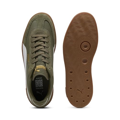 Puma Unisex Club II Era Trainers, Loden Green Puma White, 10