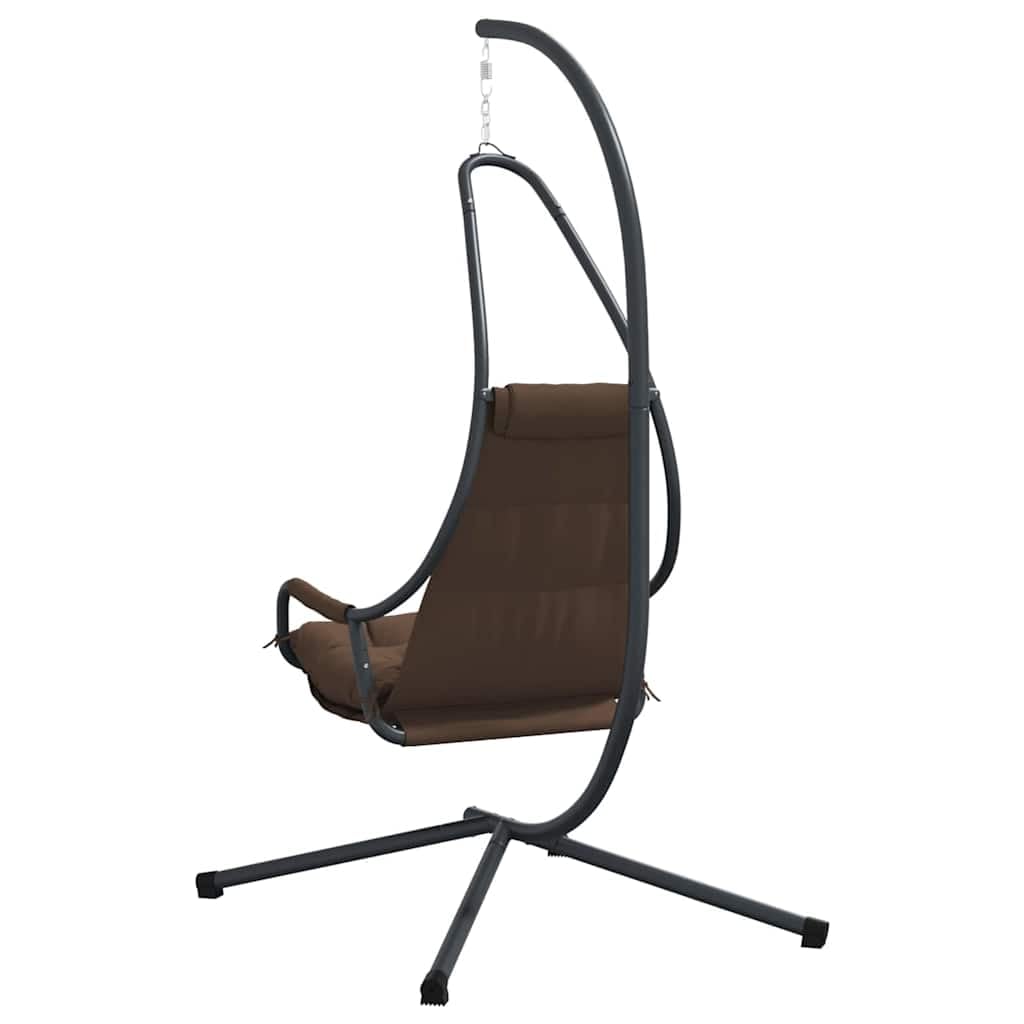 Genérico Silla Huevo Colgante Manual Café 94 x 107 x 196,5 cm Acero,Casa y jardín,Jardín,Artículos de Exterior,Balancines de jardín,Marrón,42003854