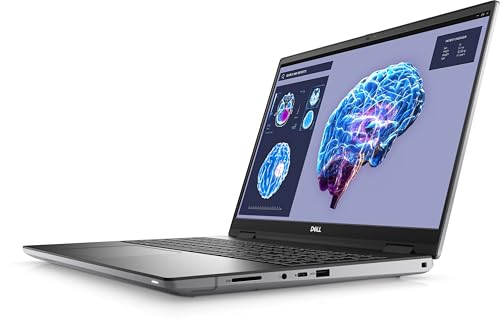 Image of Dell 2026 Precision 16 inch WUXGA Laptop 20-Core Intel Core i7-13850HX NVIDIA RTX 1000 Ada Generation 64GB CAMM 8TB SSD Thunderbolt 4 USB-C w /DP WiFi AX RJ-45 BT Webcam HDMI2.1 Backlit KB Windows 11 Pro