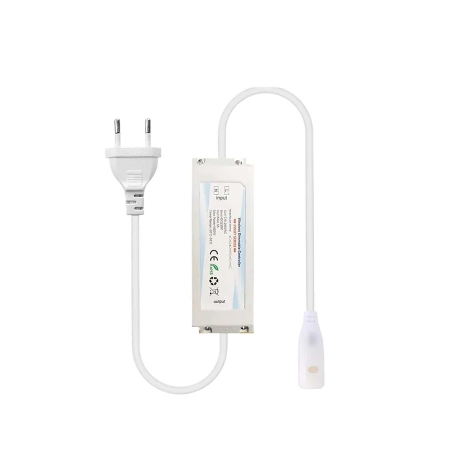 Controlador LED COB 3528 de 220V y 230V, tira de luz LED flexible de un solo color, atenuador regulable