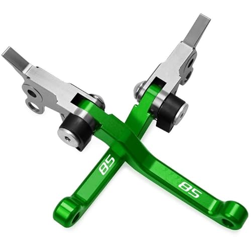 JBPIHZT Für HUSQVARNA TC85 TC 85 2017–2018 Motorrad-Bremskupplungshebel Dirtbike-Bremsgriffe Motorradzubehör(Grün)