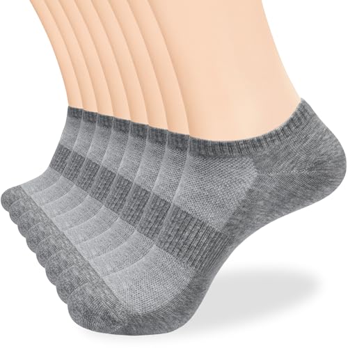 Image of inhees 8 /12Pairs Ankle Socks Women's and Men Thin Athletic Running Cotton Low Cut No Show Socks