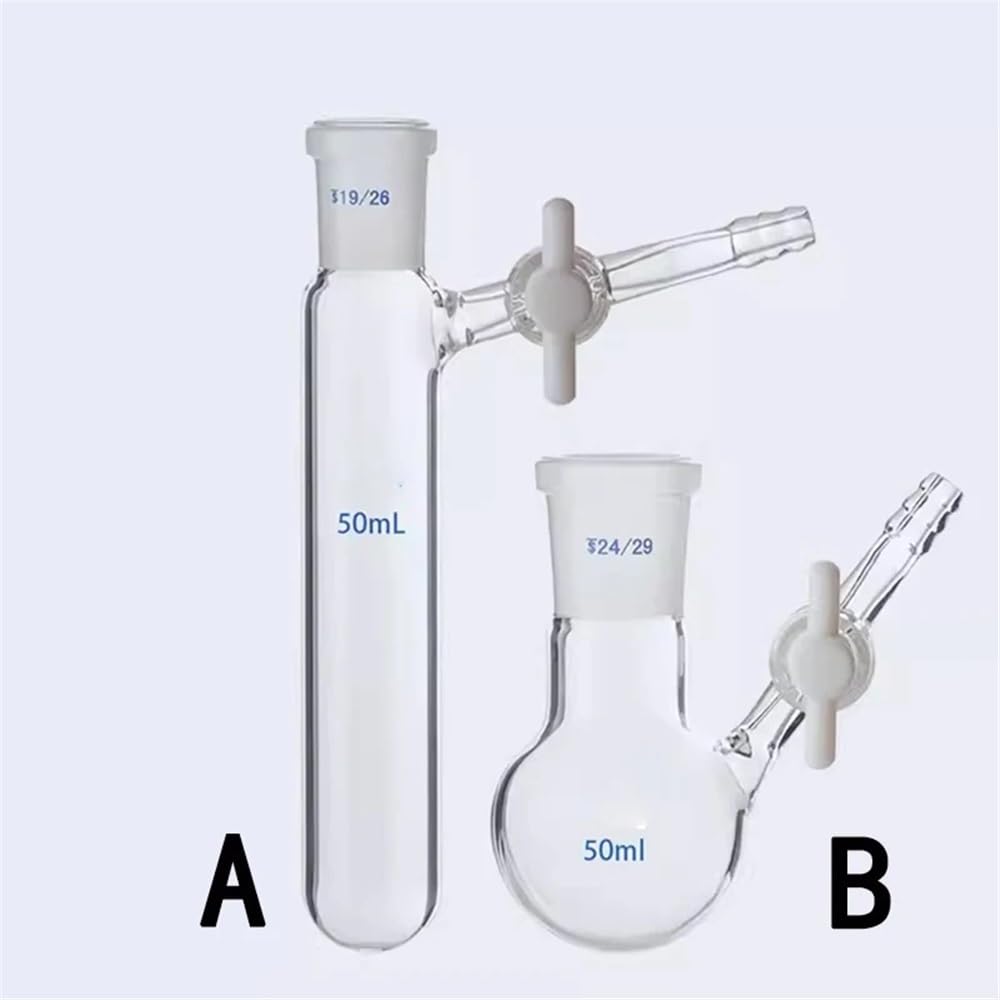 Cristalería de Laboratorio Frasco de reacción de PTFE con boca esmerilada (10/25/50/100/250 ml)(P)