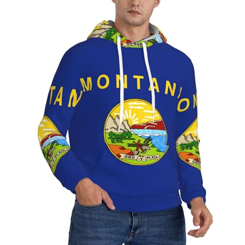 Sweat Montana chaud pour homme pull athlétique coupe confort grand confort protection col rond