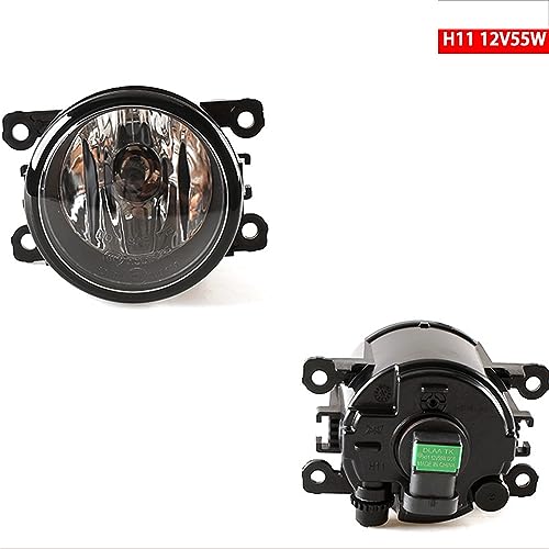 2Pcs 55W Conjunto De Farol De Nevoeiro Dianteiro 12V DRL Halogêneo Lâmpada De Pára Choque Dianteiro