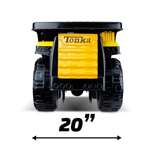image for Tonka Steel Classics, Toughest Mighty Dump Truck – Made with Steel a