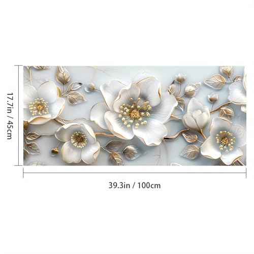 Película decorativa para ventana flores 39.3x17.7 pulgadas miniatura 3