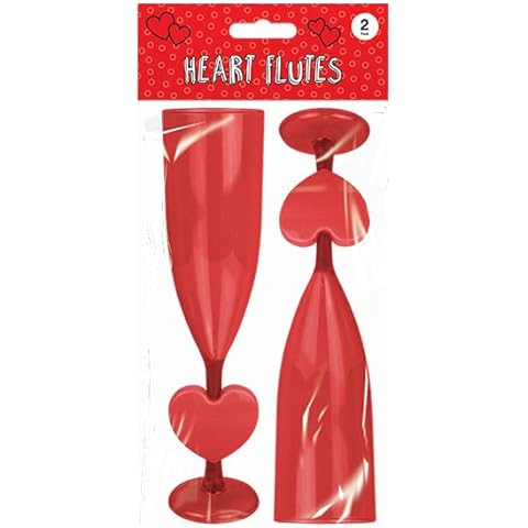 MVS Wholesale Valentine's Heart Champagne Flutes Cover