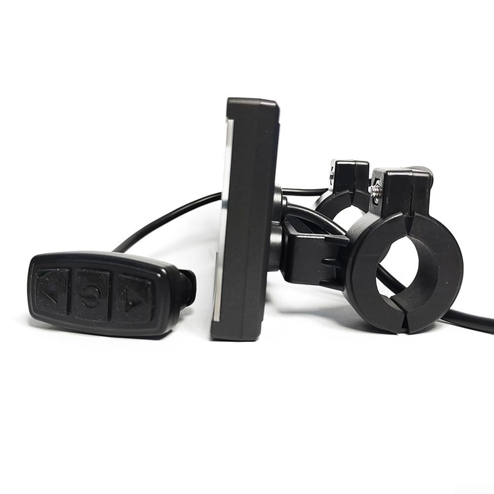 KT-LCD3 Écran d'affichage de vélo électrique, 24 V/36 V/48 V, compatible triple tension, compteur de vélo numérique avec écran LCD rétroéclairé, commande d'alimentation et régulateur de vitesse, pour
