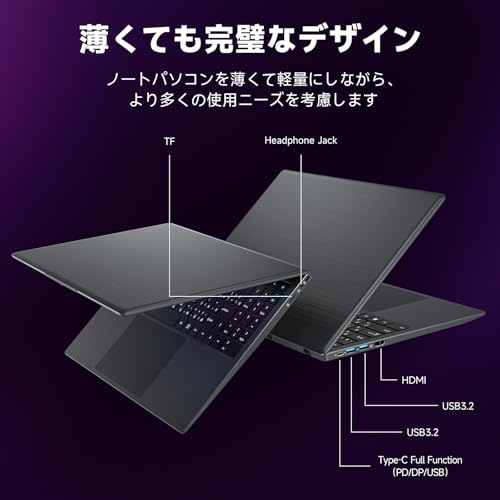 BLUEING 15.6 インチ ビジネス & 学生向けノートパソコン | Intel Celeron プロセッサー N5095、16GB DDR4 RAM | 256GB SSD、Bluetooth5.0、Wi-Fi 5、Web カメラ、HDMI、バックライト付きキーボード、Windows 11 Pro ノートパソコン