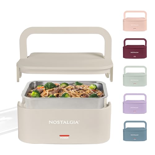 Nostalgia 4-Cup Heated Lunch Box