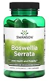 Swanson - Boswellia Serrata Extrakt | Unterstützt die Gelenkgesundheit und reduziert Entzündungen - 120 Kapseln