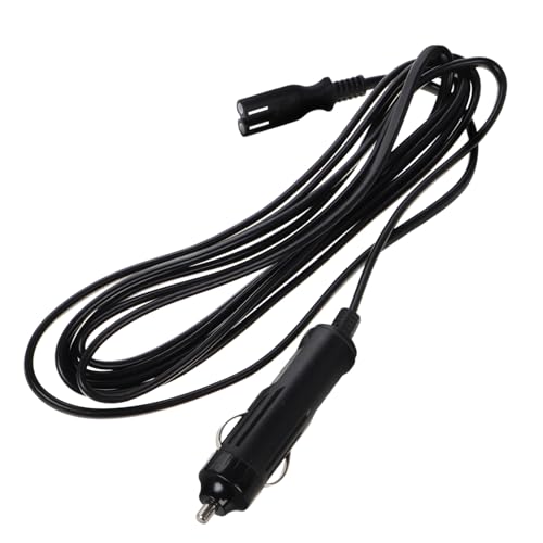 BESTYASH Câble d'alimentation 12V pour Réfrigérateur Portable Cordon de Chargeur Adaptateur Automobile Compatible Glacières et Nettoyeur de Voiture Câble de Remplacement Prise Allume