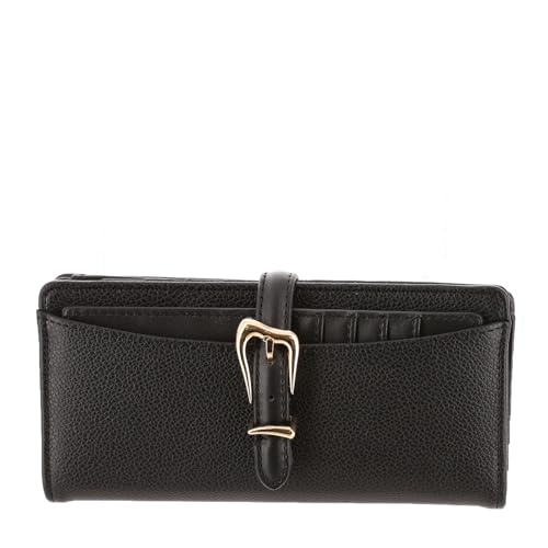 Anne Klein Womens 2 Piece Buckle Wallet, Black