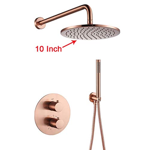 Ensemble de douche à effet pluie anti-calcaire pour douche de luxe - 4