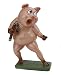 Novelty Fighting Pig Statue ~ Kung Fu Martial Artist Like Bruce Lee For Home Bathroom Decor (G16620) ~ We Pay Your Sales Tax