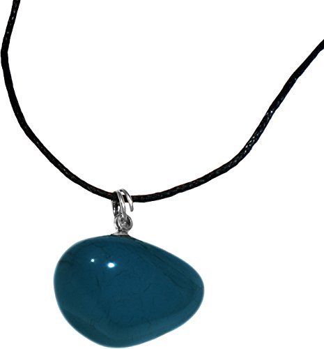 Preisvergleich Produktbild CHRIST-en-or : Halskette oder Armband - Blauer Chalcedonstein - Beruhigender Stein