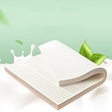 Naturkautschuk Matratze 140×200cm(55×79inch), 100% Natürliche Latexmatratze, 10cm Dicke Komfort-Matratze, Premium Latexmatratze für Allergiker, für Hotelbett Schlafzimmer