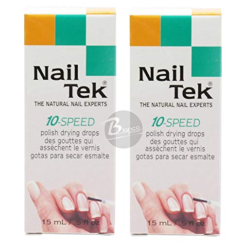 Nailtek 10-Speed Polishing Drying Drops, 0.5 oz 2 PC