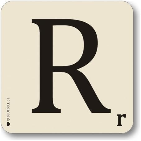 Letter R Coaster