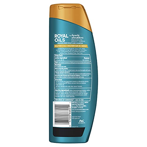 Head & Shoulders 66601 Royal Oils Moisturizing Shampoo, Anti Dandruff Treatment thumb #6