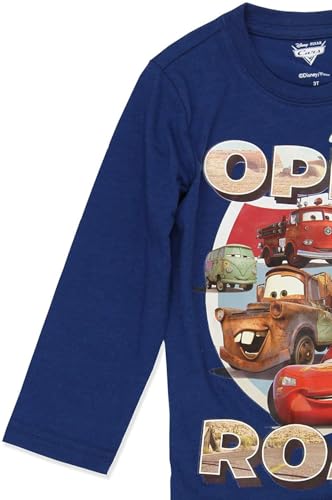 Disney Cars Lightning McQueen Boys Long Sleeve Shirt for Toddler and Big Kid2
