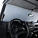 Car Windshield Sunshade UV Ray Reflector for Land Rover Defender 90 110 2004-2018 Front Window Sun Shade Shield Cover Foldable Reflective Sun Visor