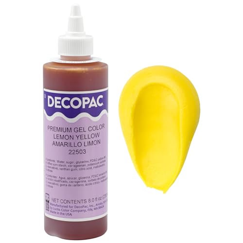 Snapklik.com : DecoPac Premium Gel Food Coloring Lemon Yellow Food