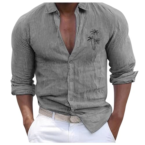 Mens Cardigans with Zipper and Pockets Men's Pullover Hoodies Tops for Men Mens Fall Sweaters Parka Jacket Mens Men's Black Hoodies Christmas elf Jumper Winter Jacket for Men (Grey, L)