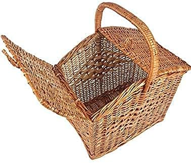 RUSTIC RITUALS best of nature for you! 100% Natural And Handmade Portable Picnic Basket With Lid