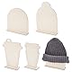 nbeads 4 Sätze Hutständer aus Holz, Form Einer Kaffeetasse Beanie Hüte Halter Display Stand Abnehmbarer Beanie-Hut-Halter-Organisator für Hut Display Zubehör