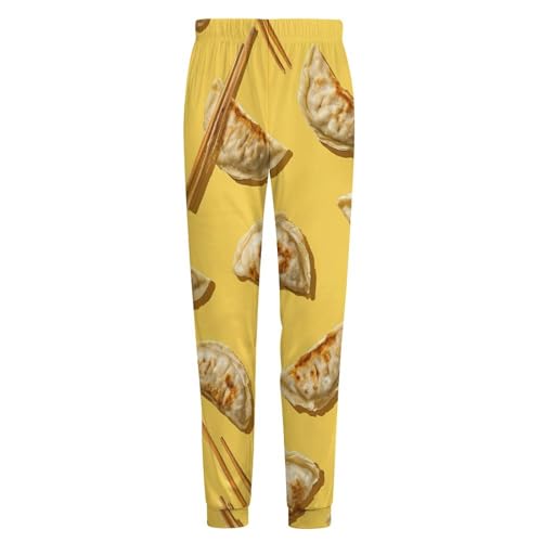 Gyoza Dumplings Men's Pajama Pants Lounge Pant Sleepwear PJ Bottoms4
