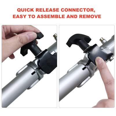 Pole Saw,Powerful Gas Pole Chainsaw 42.7CC 2-Cycle 8.2 FT to 11.4 FT Cordless Extension Pole Saw Tree Trimmer Long Reach Saw with Carry Bag