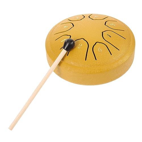 NULYLU Metal Percussion Tongue Drum 8 Note Ethereal Drum for Beginners Stylish Boys and Girls' Percussion Instrument