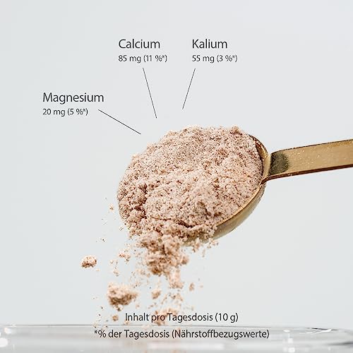 Akazienfaser Pulver Bio - 500 g - 80% Ballaststoffanteil - 50 Tage Vorrat - Bio-zertifiziert & Natürlich rein - Ohne Zusätze