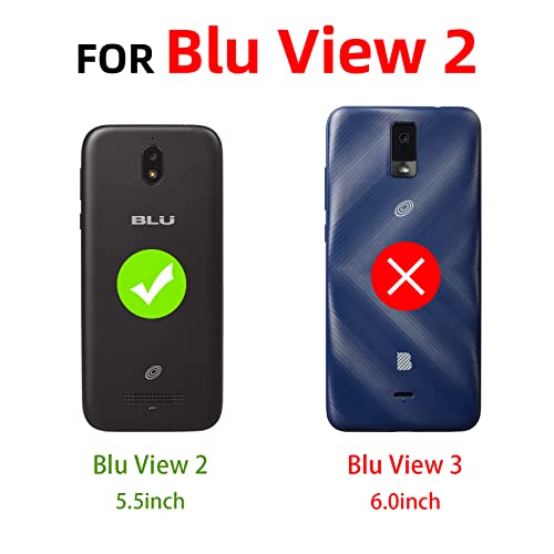 Nancheng Case For Blu View 2 / B130Dl Phone, Cartoon Bubble Push Pop Fidget Toys With Strap Cute Funny Kawaii Stress Relief Silicone Shockproof Protective Cover For Blu View 2 - Rainbow #TOP1