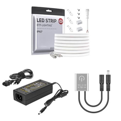 Tira LED COB IP67 16.4 pies Blanco Cálido 3000K DC24V miniatura 1