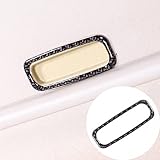 Sekhyna Sunroof Switch Panel Trim Frame Compatible with Mitsubishi Eclipse 2006-2011 Soft Carbon Fiber 1PCS,Eclipse Center Console Decorative Accessories (Sunroof Sunshade Handle-Black Carbon)