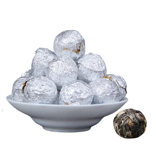 Thé Cru Pu'er Jingmai Yunnan en feuilles entières et perles Longzhu Mini Tuocha 500g