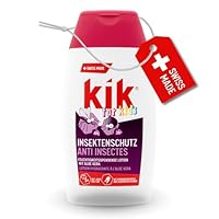 kik FOR KIDS 125 ml - die Insektenschutz Lotion für Kinder mit dem Wirkstoff aus den Blättern des Zitroneneukalyptus, Aloe Vera, Vitamin E und Panthenol ist alkoholfrei, Swiss Made