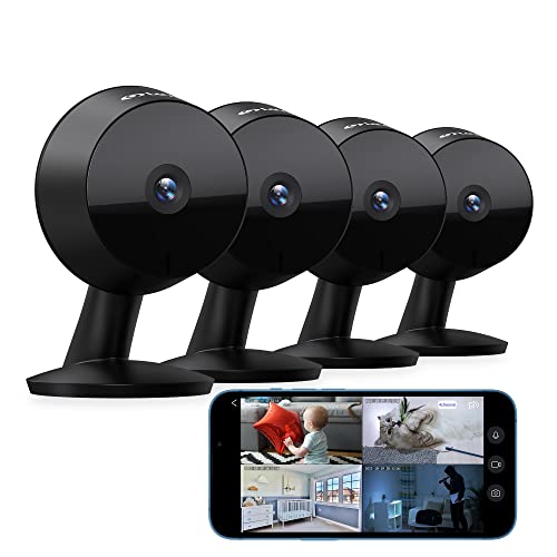Image of LaView 4MP 2K Cameras for Home Security Indoor,Home Security Camera for Baby/Elder/Pet/Nanny,Baby Cam Starlight Sensor Color Night Vision,US Cloud Service,Works with Alexa