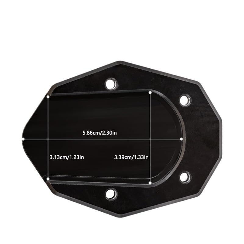 Extension béquille moto en aluminium usiné pour stabilisation optimale